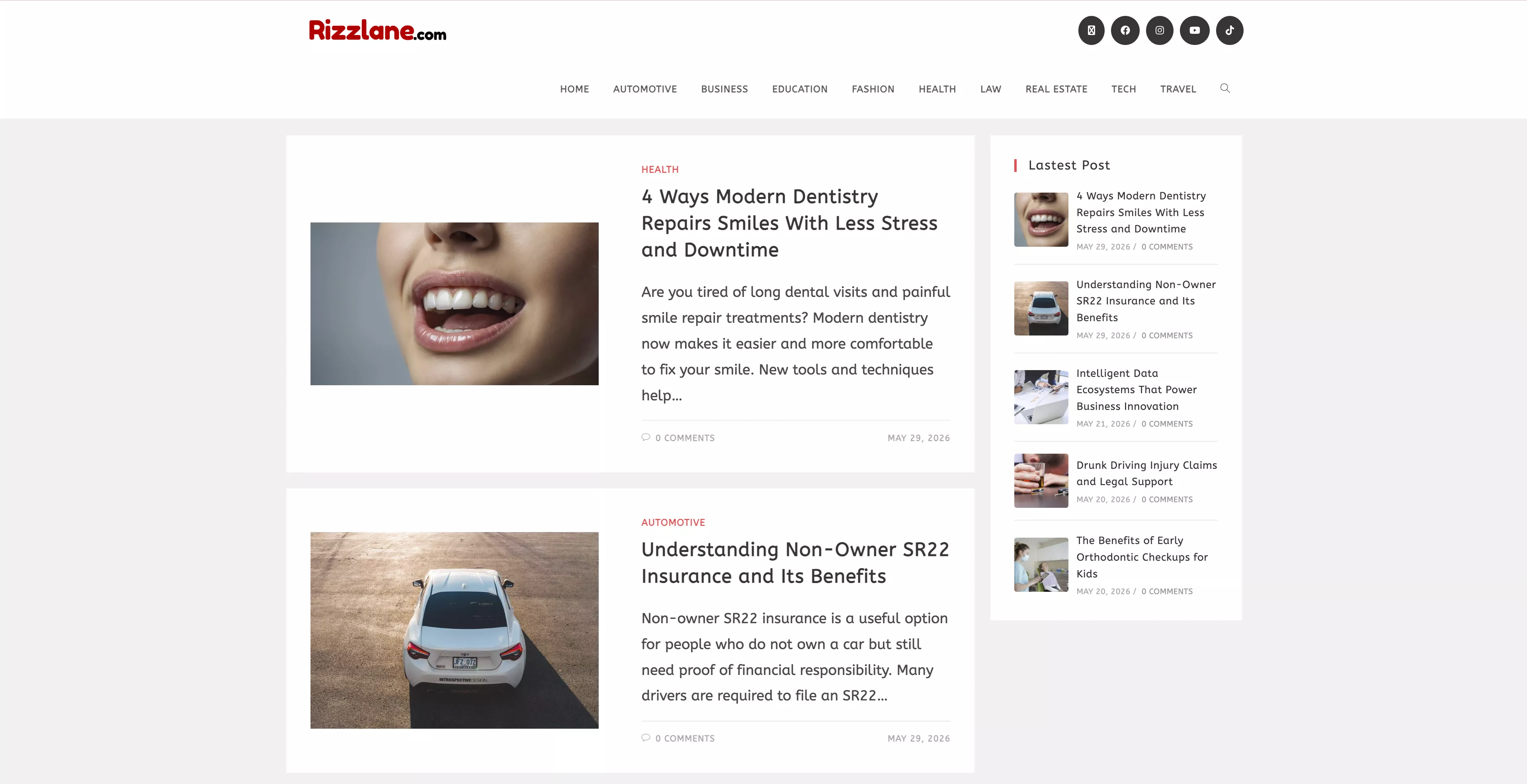 Rizzlane.com