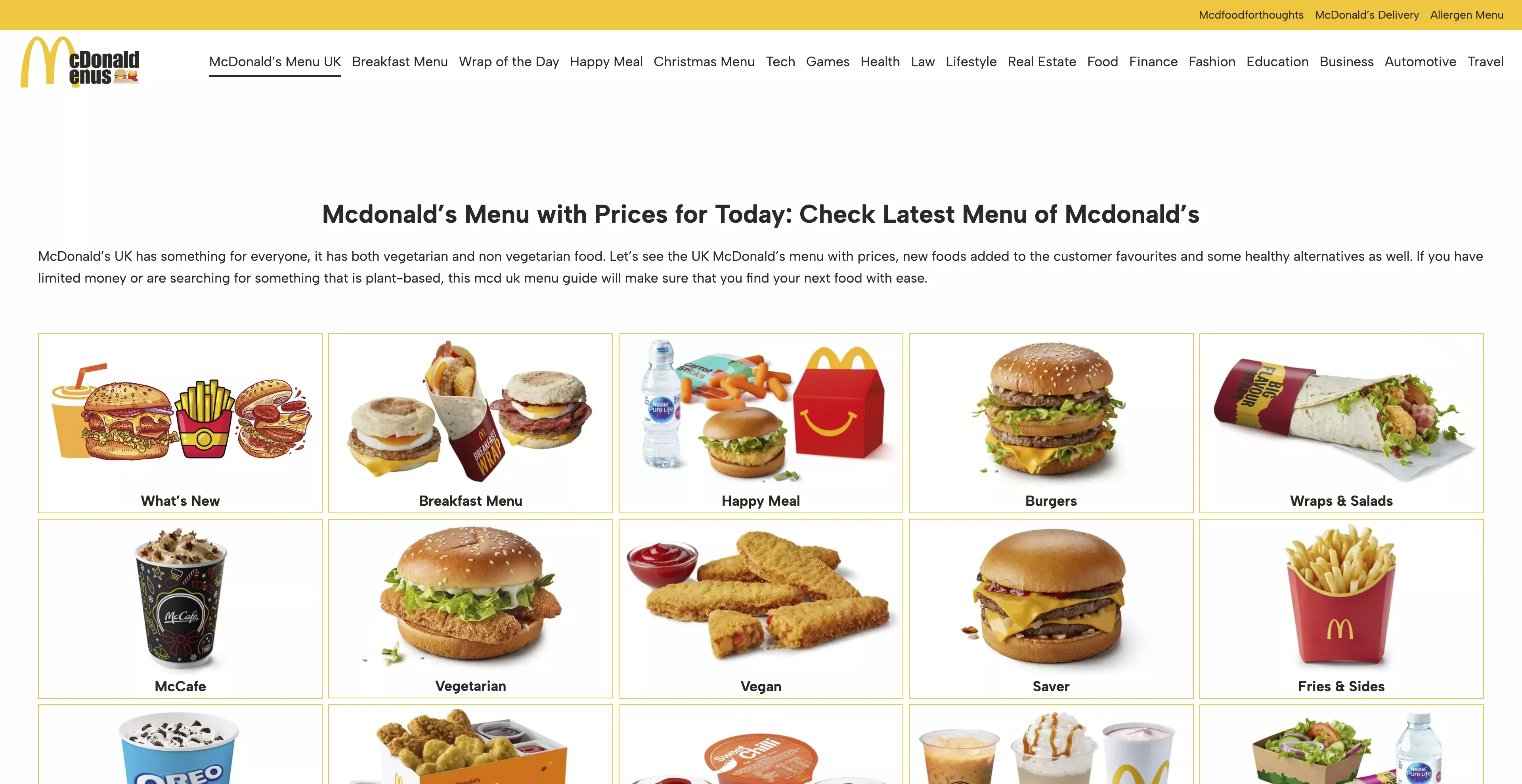 Mcdonald-menus.co.uk